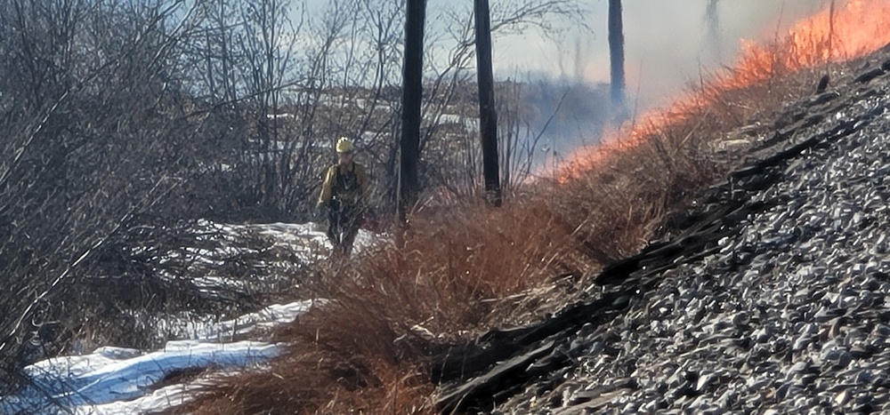 Fort McCoy holds 2023’s first prescribed burn at installation