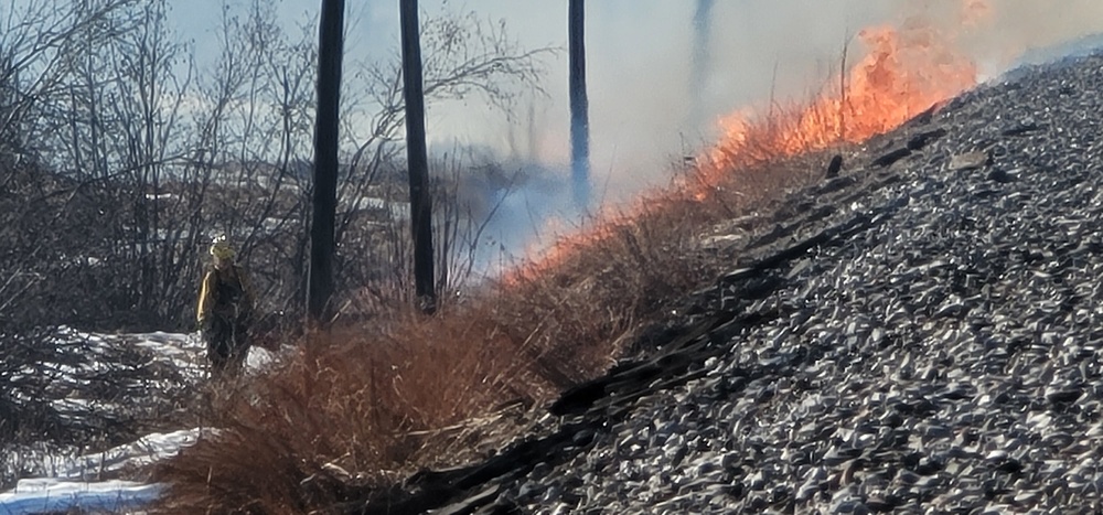 Fort McCoy holds 2023’s first prescribed burn at installation