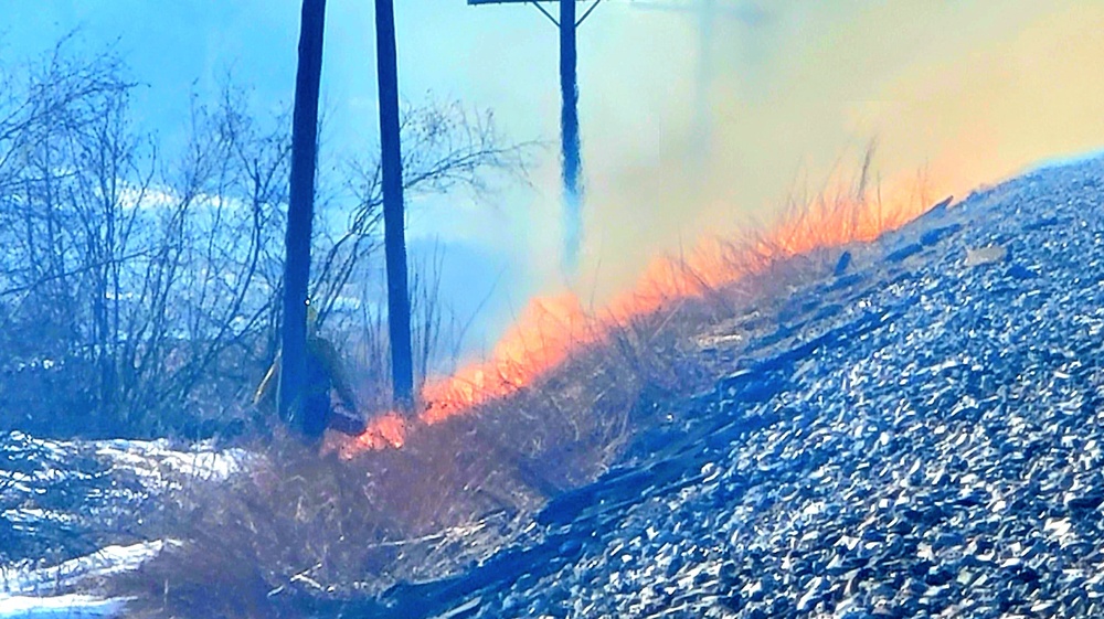 Fort McCoy holds 2023’s first prescribed burn at installation