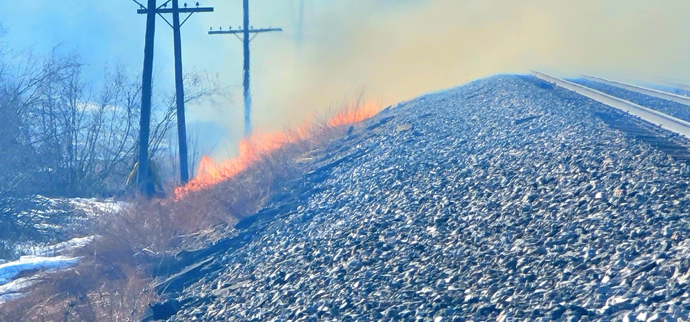 Fort McCoy holds 2023’s first prescribed burn at installation