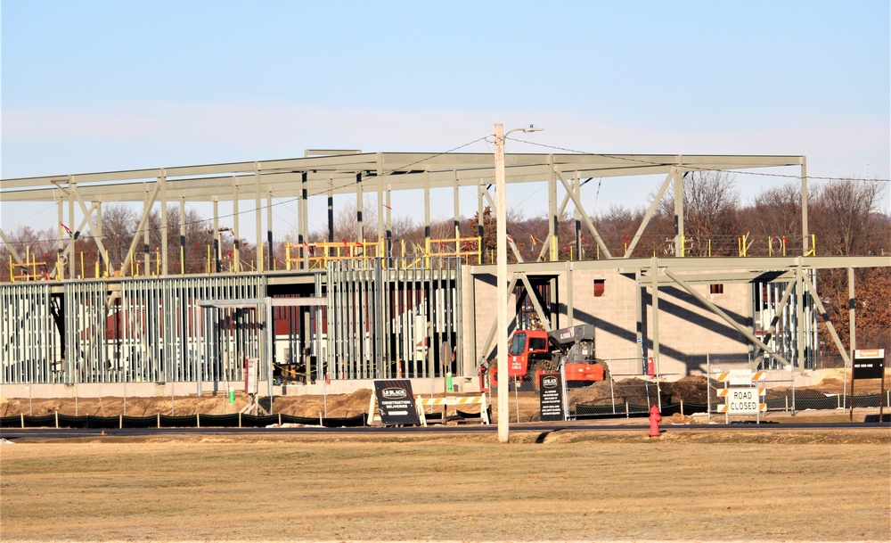 February 2023 construction operations of $11.96 million transient training brigade headquarters at Fort McCoy