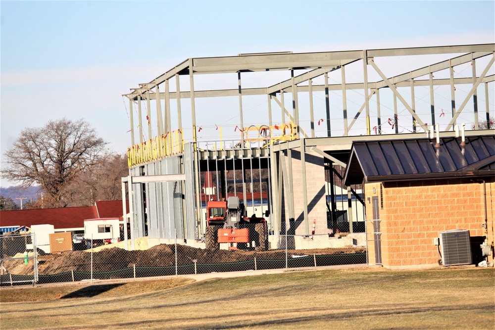 February 2023 construction operations of $11.96 million transient training brigade headquarters at Fort McCoy