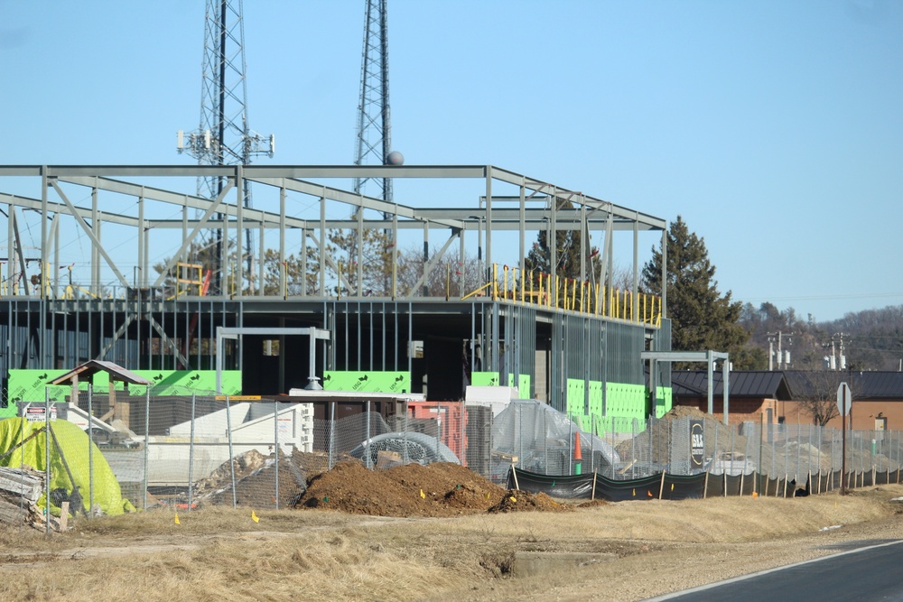 February 2023 construction operations of $11.96 million transient training brigade headquarters at Fort McCoy