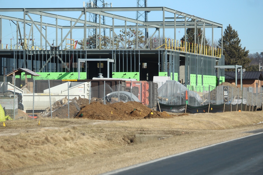 February 2023 construction operations of $11.96 million transient training brigade headquarters at Fort McCoy