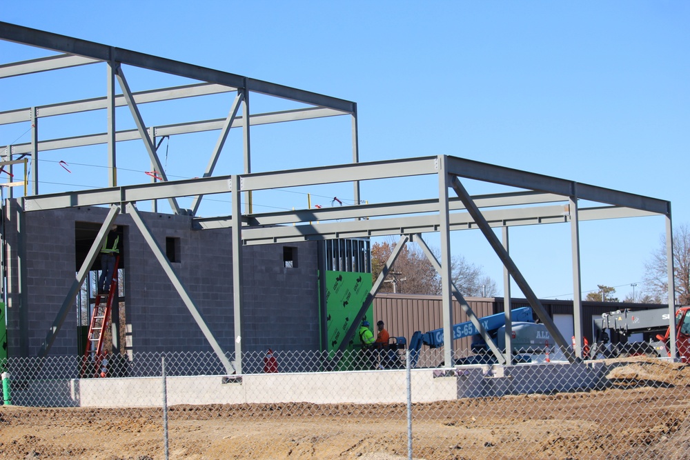 February 2023 construction operations of $11.96 million transient training brigade headquarters at Fort McCoy