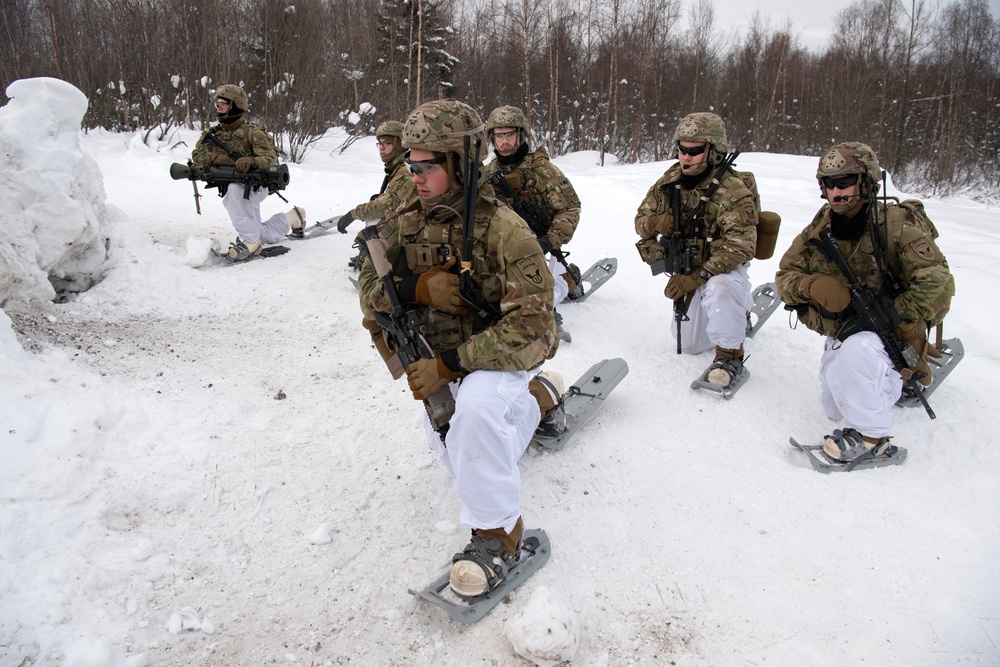 '3 Geronimo' paratroopers conduct CALFEX at JBER, Alaska