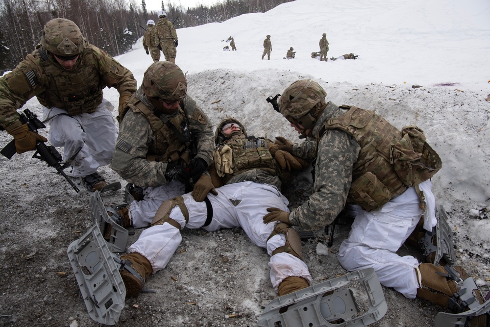 '3 Geronimo' paratroopers conduct CALFEX at JBER, Alaska