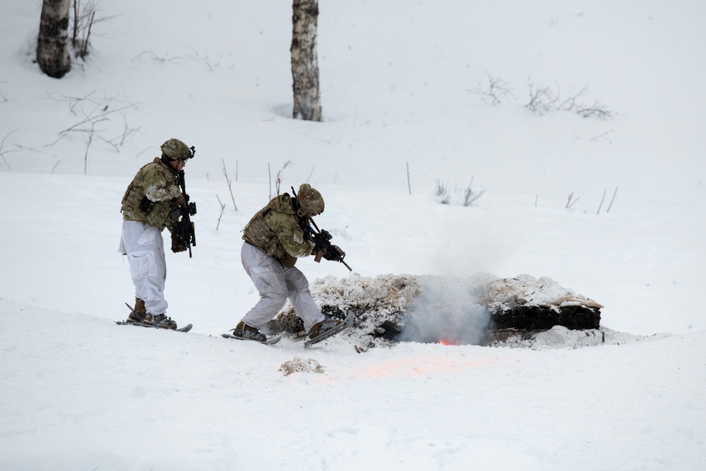 '3 Geronimo' paratroopers conduct CALFEX at JBER, Alaska