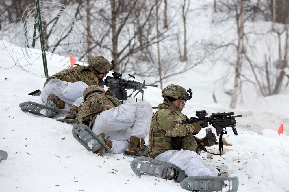 '3 Geronimo' paratroopers conduct CALFEX at JBER, Alaska