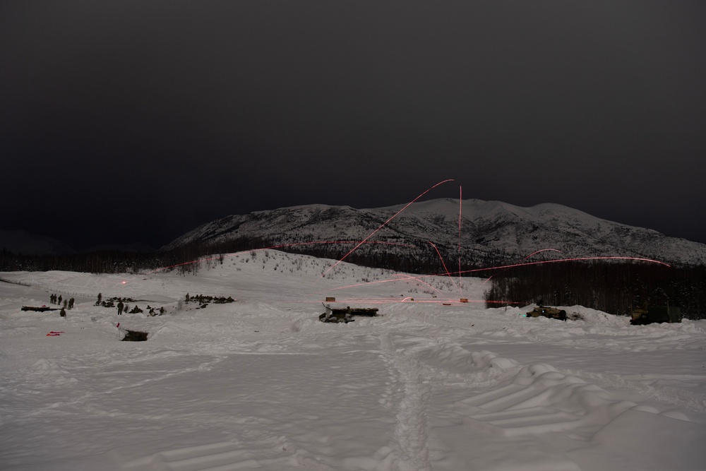 '3 Geronimo' paratroopers conduct CALFEX at JBER, Alaska