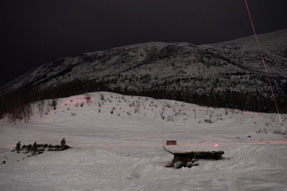 '3 Geronimo' paratroopers conduct CALFEX at JBER, Alaska