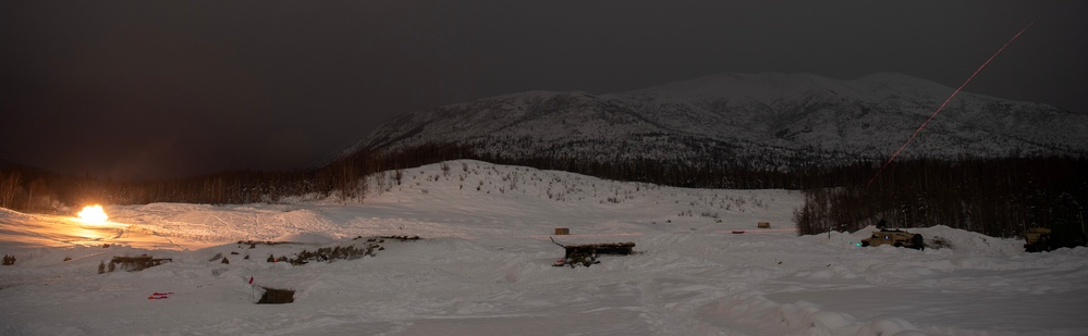 '3 Geronimo' paratroopers conduct CALFEX at JBER, Alaska