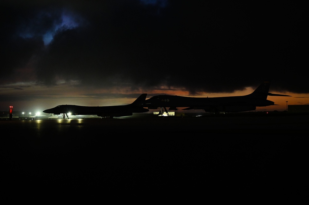 DVIDS - Images - B-1B Lancers Participate In Bomber Task Force Mission ...