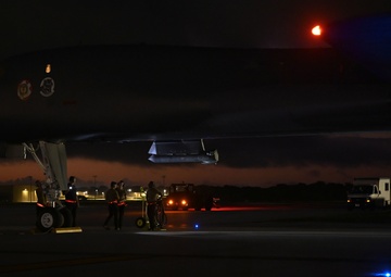 B-1B Lancers participate in Bomber Task Force mission