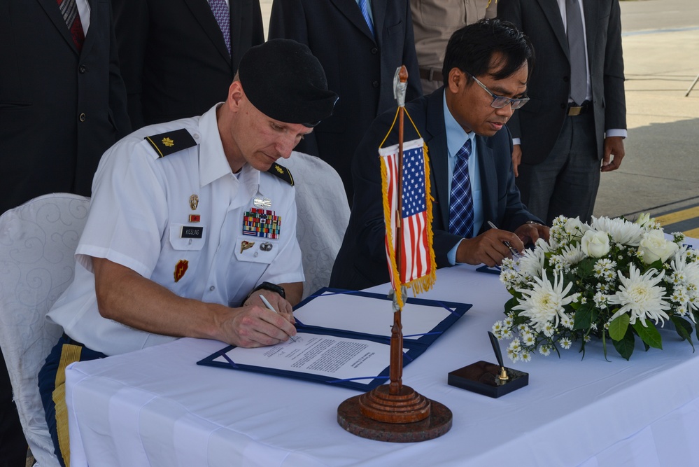 DPAA Personnel Conduct Repatriation Ceremony in LPDR