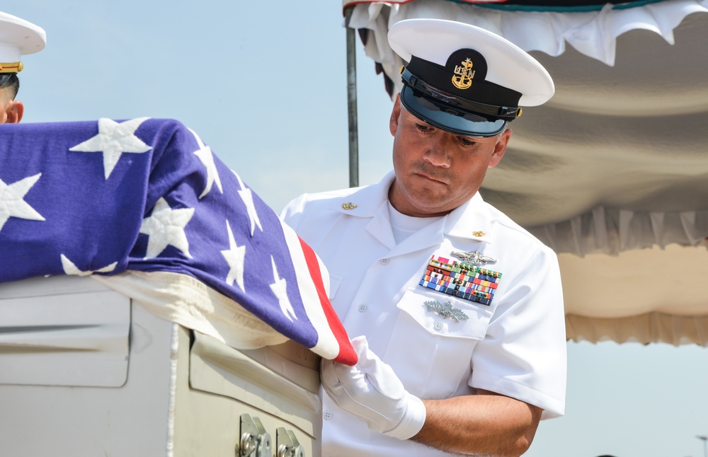 DPAA Personnel Conduct Repatriation Ceremony in LPDR