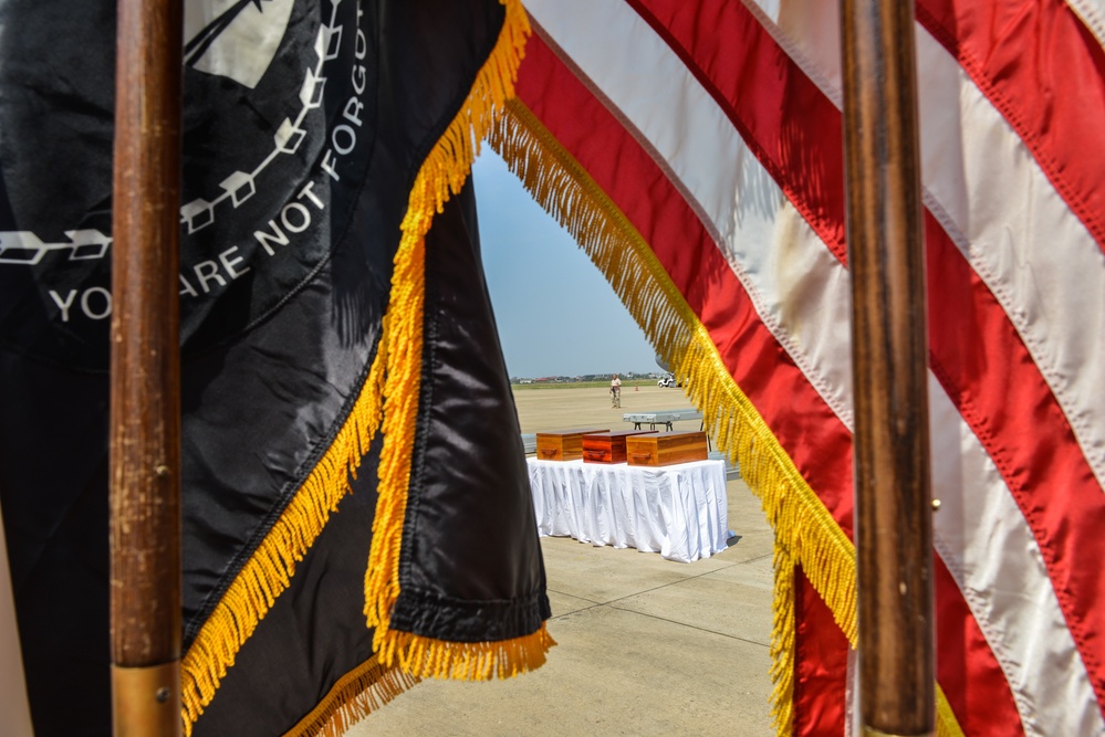 DPAA Personnel Conduct Repatriation Ceremony in LPDR