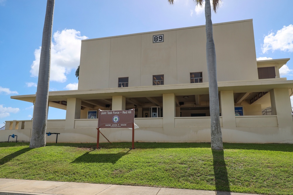 JTF-RH headquarters establishes official signs at Ford Island