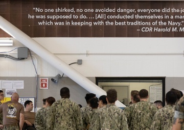 Sailors from USS John Finn (DDG 113) tour MCBH