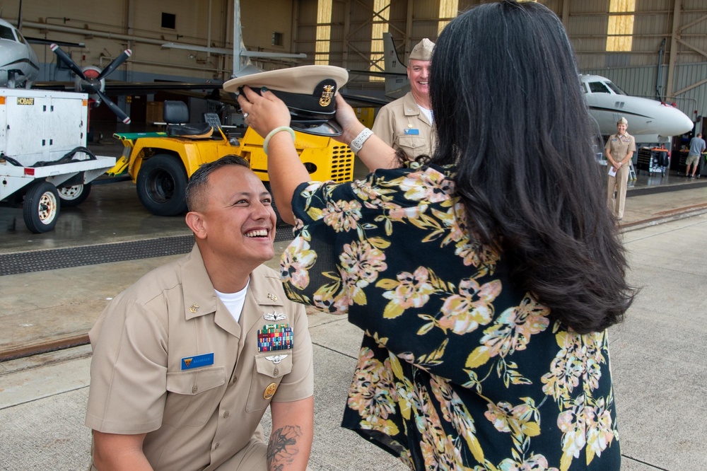 Pacific Missile Range Facility (PMRF) Holds a Pinning Ceremony.