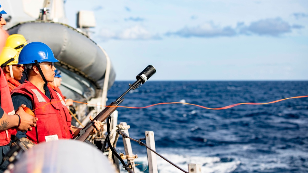 USS Porter Conducts Replenishment-at-Sea