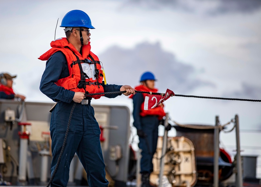 USS Porter Conducts Replenishment-at-Sea