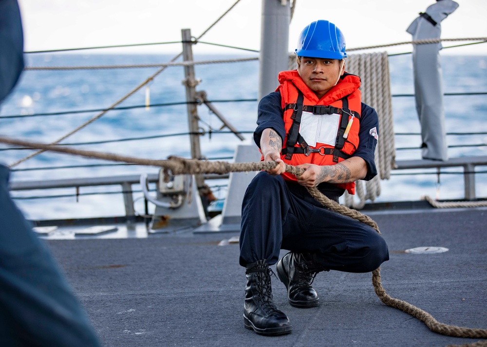 USS Porter Conducts Replenishment-at-Sea