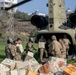 U.S. CH-47F Chinook delivers humanitarian aid supplies to Define, Turkiye