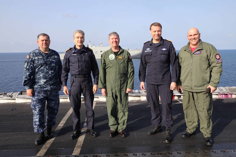 USS George H.W. Bush (CVN 77) Participates in Multicarrier Operations