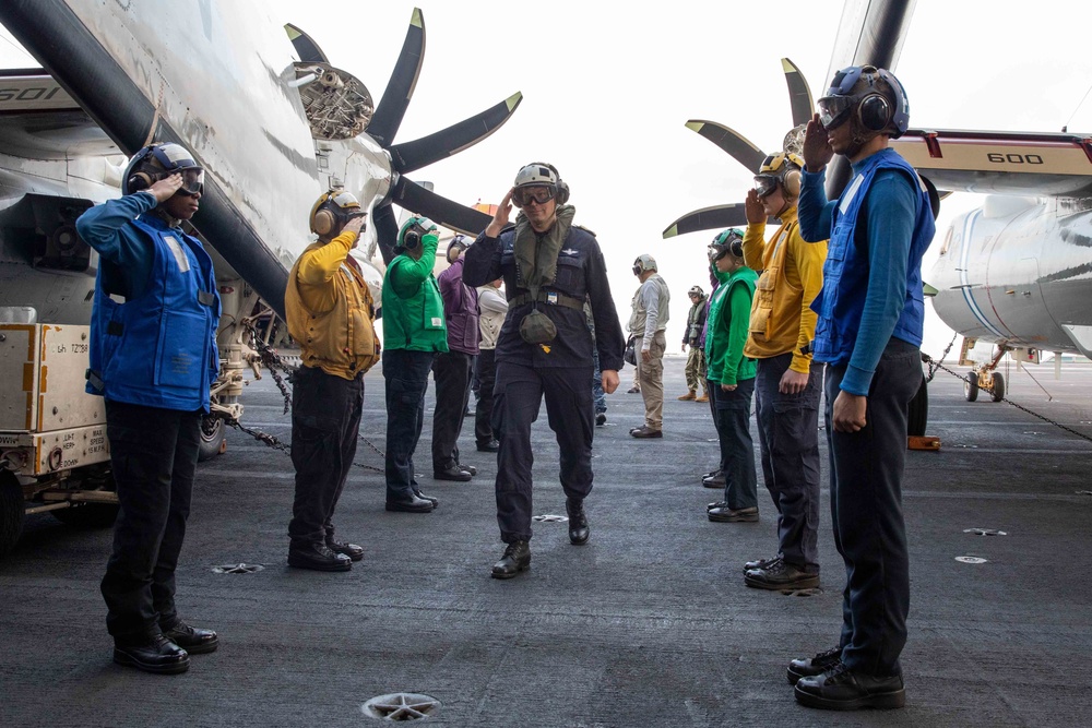 USS George H.W. Bush (CVN 77) Participates in Multicarrier Operations