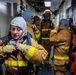 Sailors Aboard USS Oakland Conduct a Damage Control Training Walkthrough