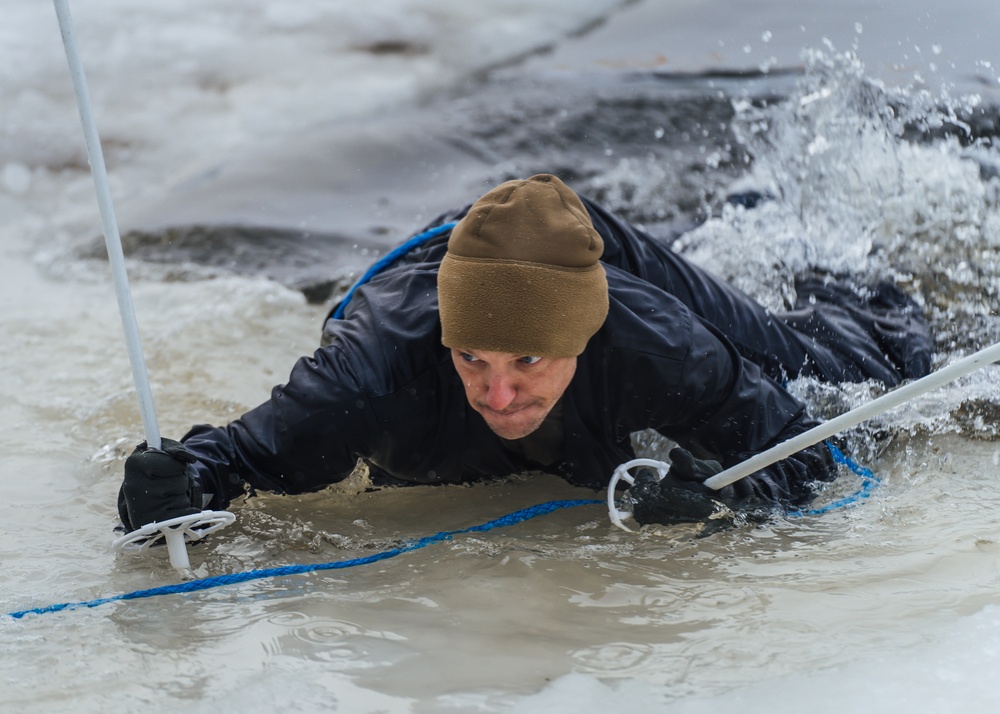 Soldiers conduct Winter Warfare Training during Arctic Forge 2023