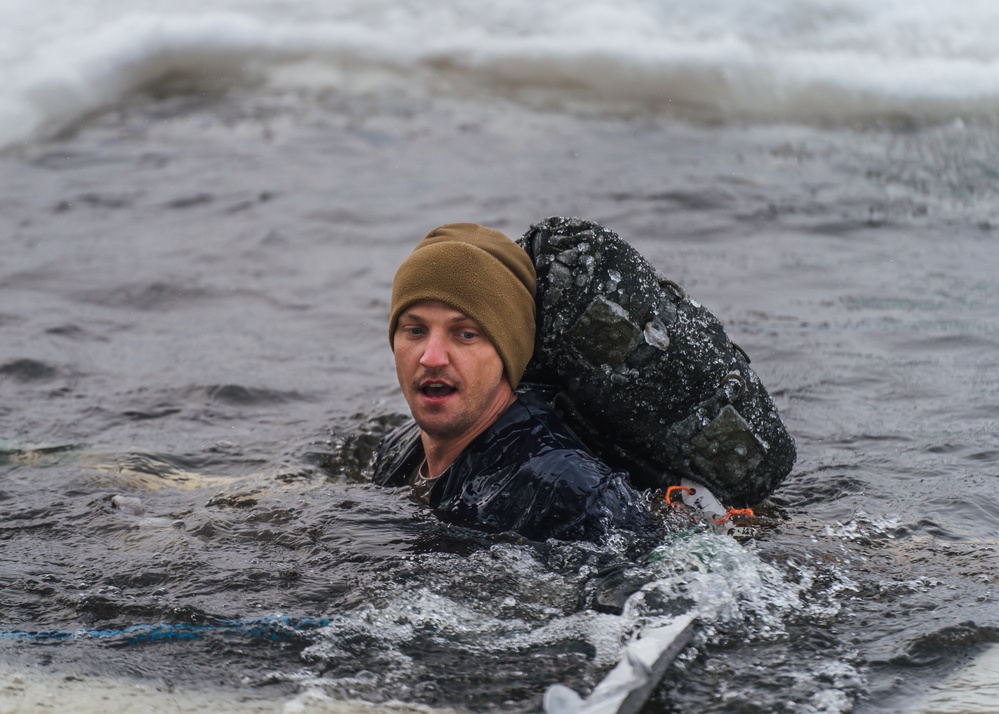 Soldiers conduct Winter Warfare Training during Arctic Forge 2023