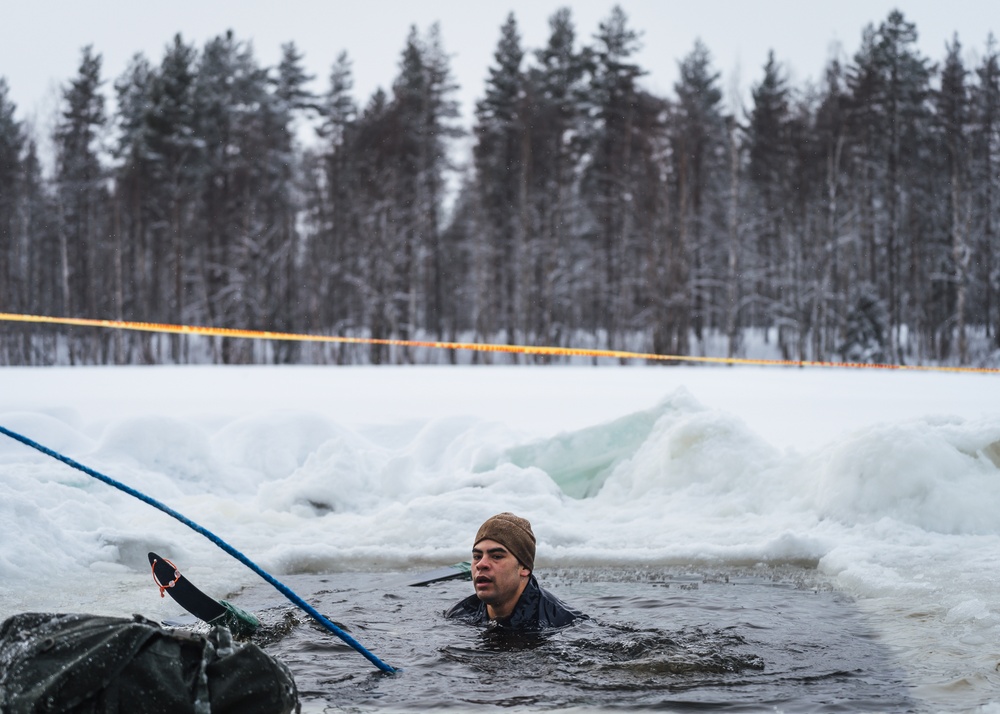 Soldiers conduct Winter Warfare Training during Arctic Forge 2023