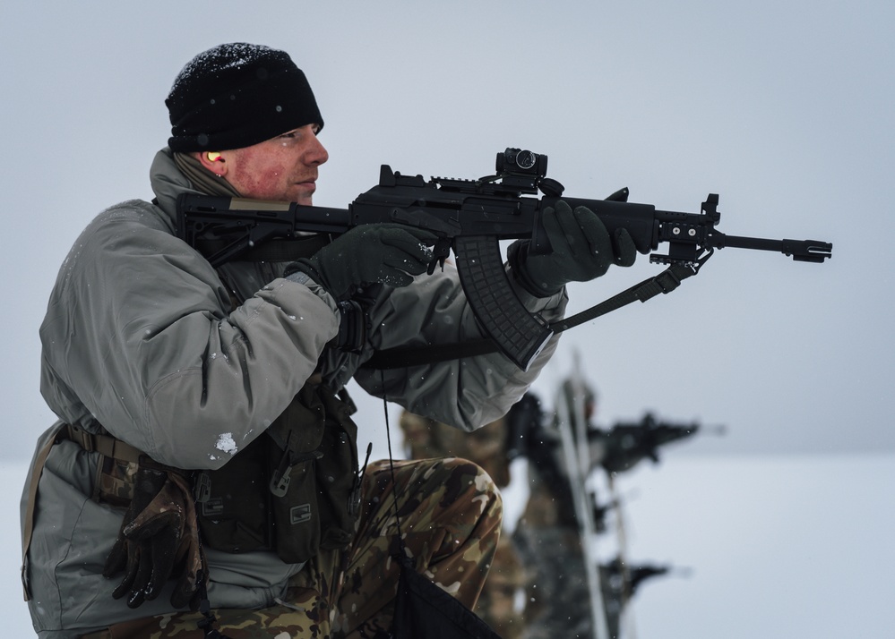 Soldiers conduct Winter Warfare Training during Arctic Forge 2023