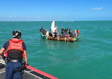 Coast Guard Station Marathon boat crew rescue migrants