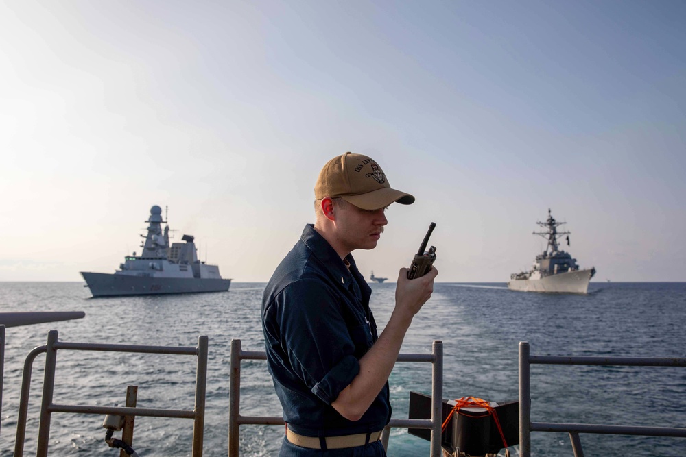 The George H.W. Bush Carrier Strike Group Participates in Multi-Carrier Exercise