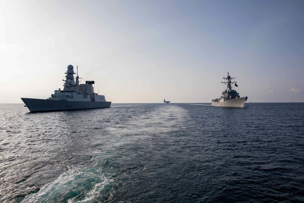 The George H.W. Bush Carrier Strike Group Participates in Multi-Carrier Exercise