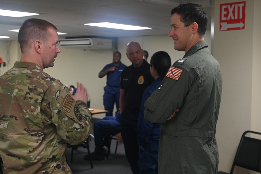Forces come together for U.S. Coast Guard Search and Rescues quarterly meeting