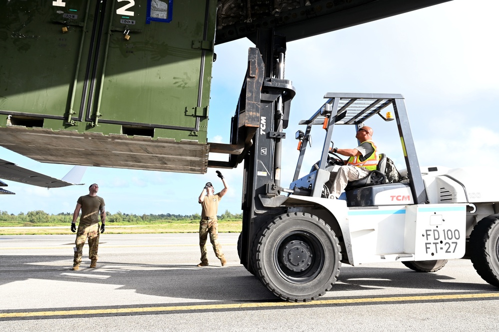 Personnel, cargo arrive for AR 23-1