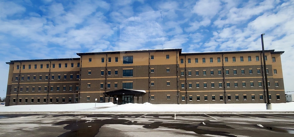 New barracks at Fort McCoy