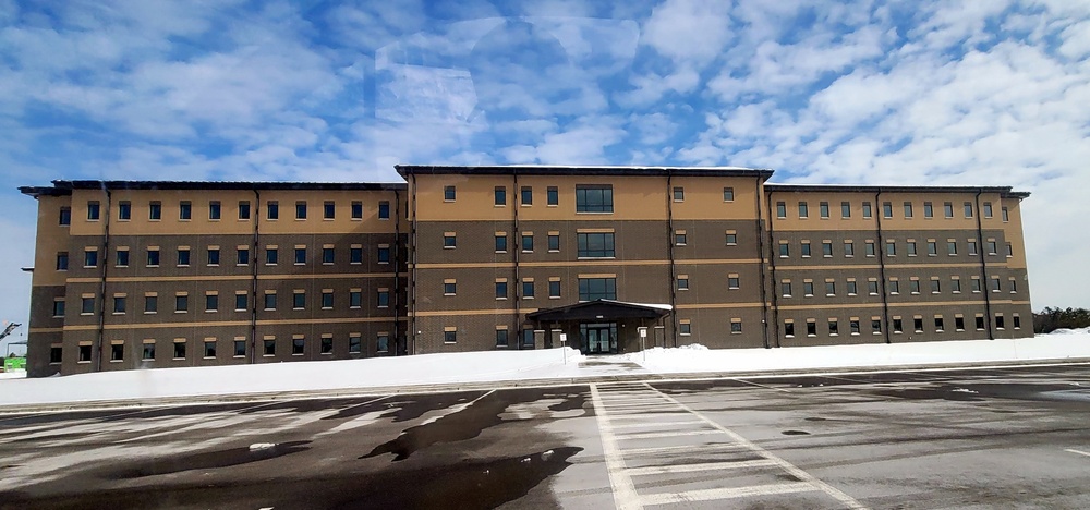 New barracks at Fort McCoy