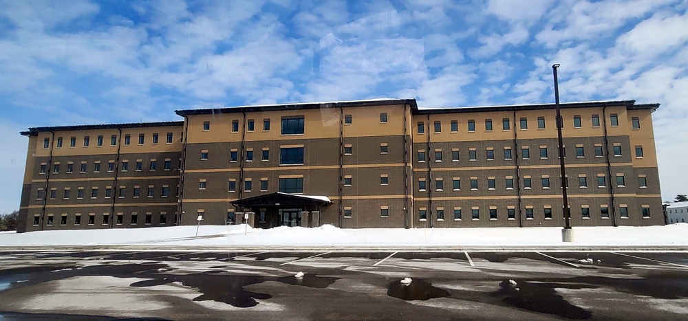 New barracks at Fort McCoy