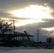 Sun sets on another day of brigade headquarters construction at Fort McCoy