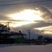 Sun sets on another day of brigade headquarters construction at Fort McCoy