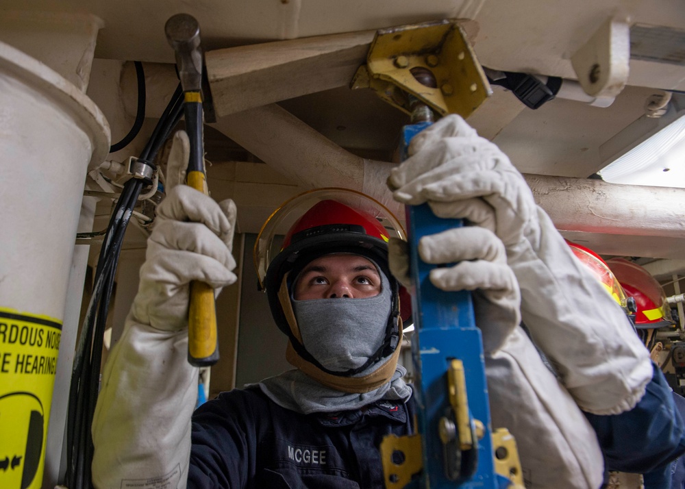 USS Paul Hamilton General Quarters Drill