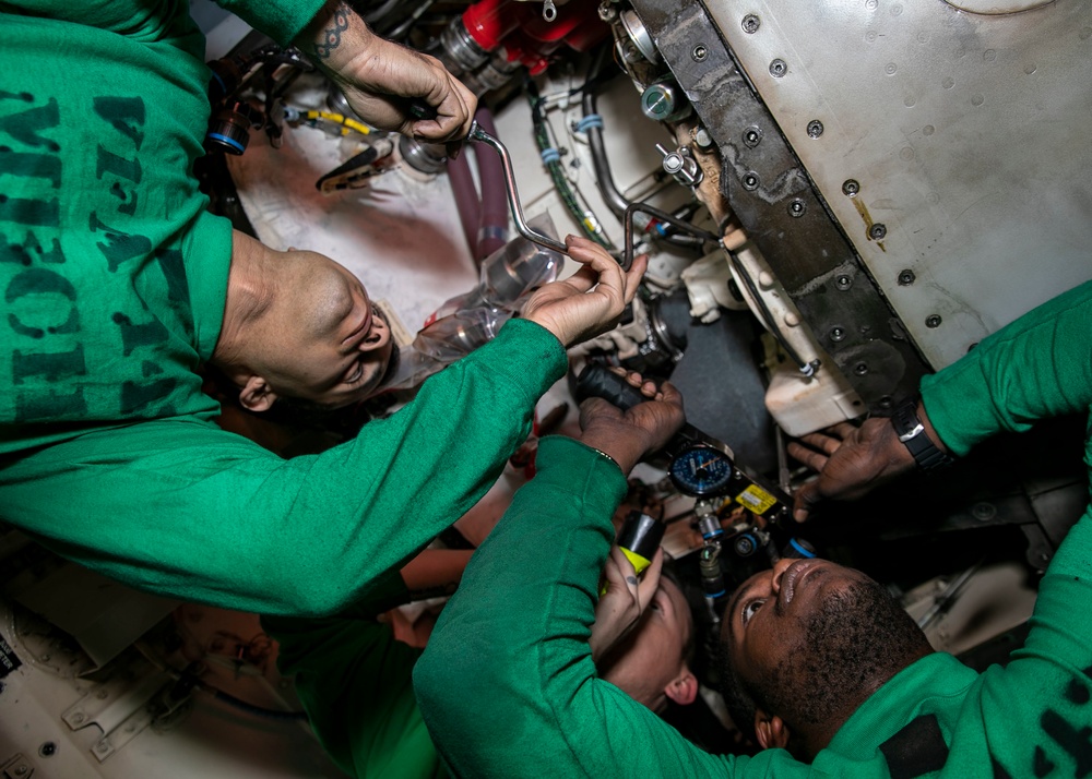 Daily Operations Aboard USS George H.W. Bush (CVN 77)