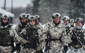 Soldiers conduct Winter Warfare Training during Arctic Forge 2023