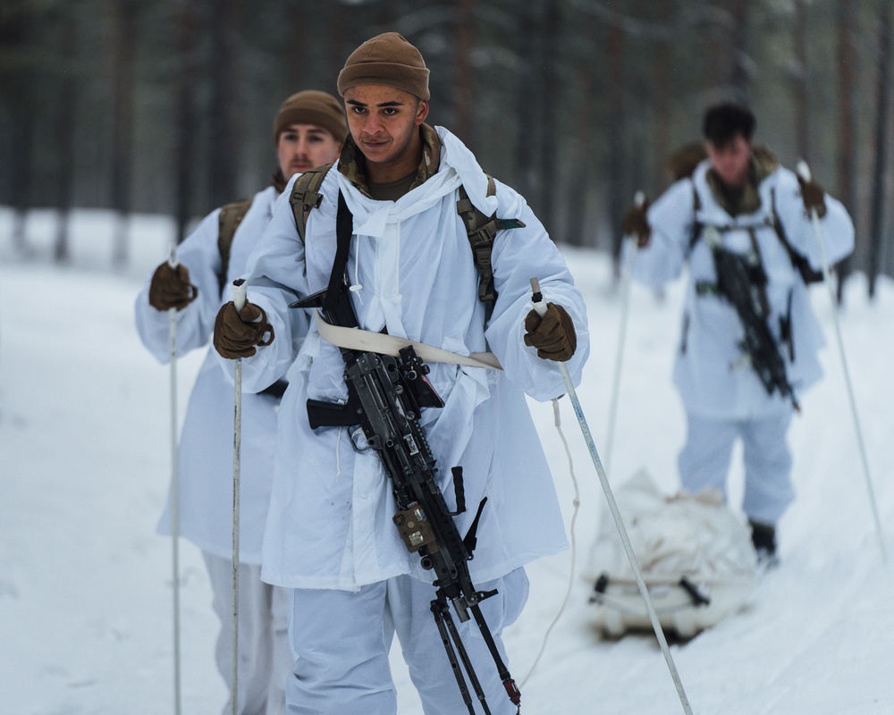 Soldiers conduct Winter Warfare Training during Arctic Forge 2023