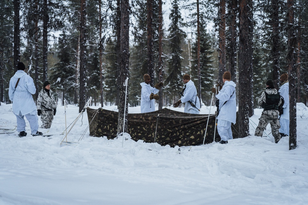 Soldiers conduct Winter Warfare Training during Arctic Forge 2023